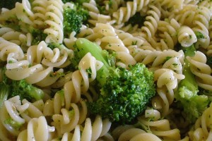 Fideos con brócoli para no engordar 1