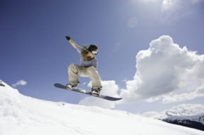 Deportes de invierno: snowboard