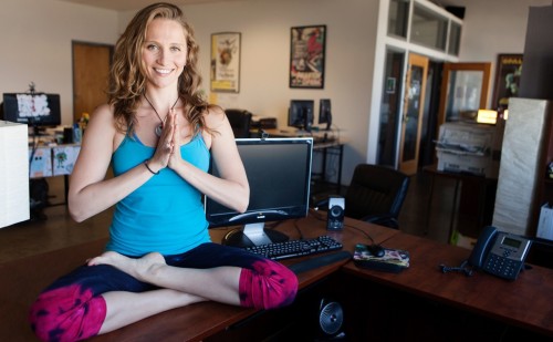 Yoga en la oficina