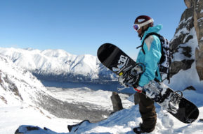 Invierno, esquí o snowboard