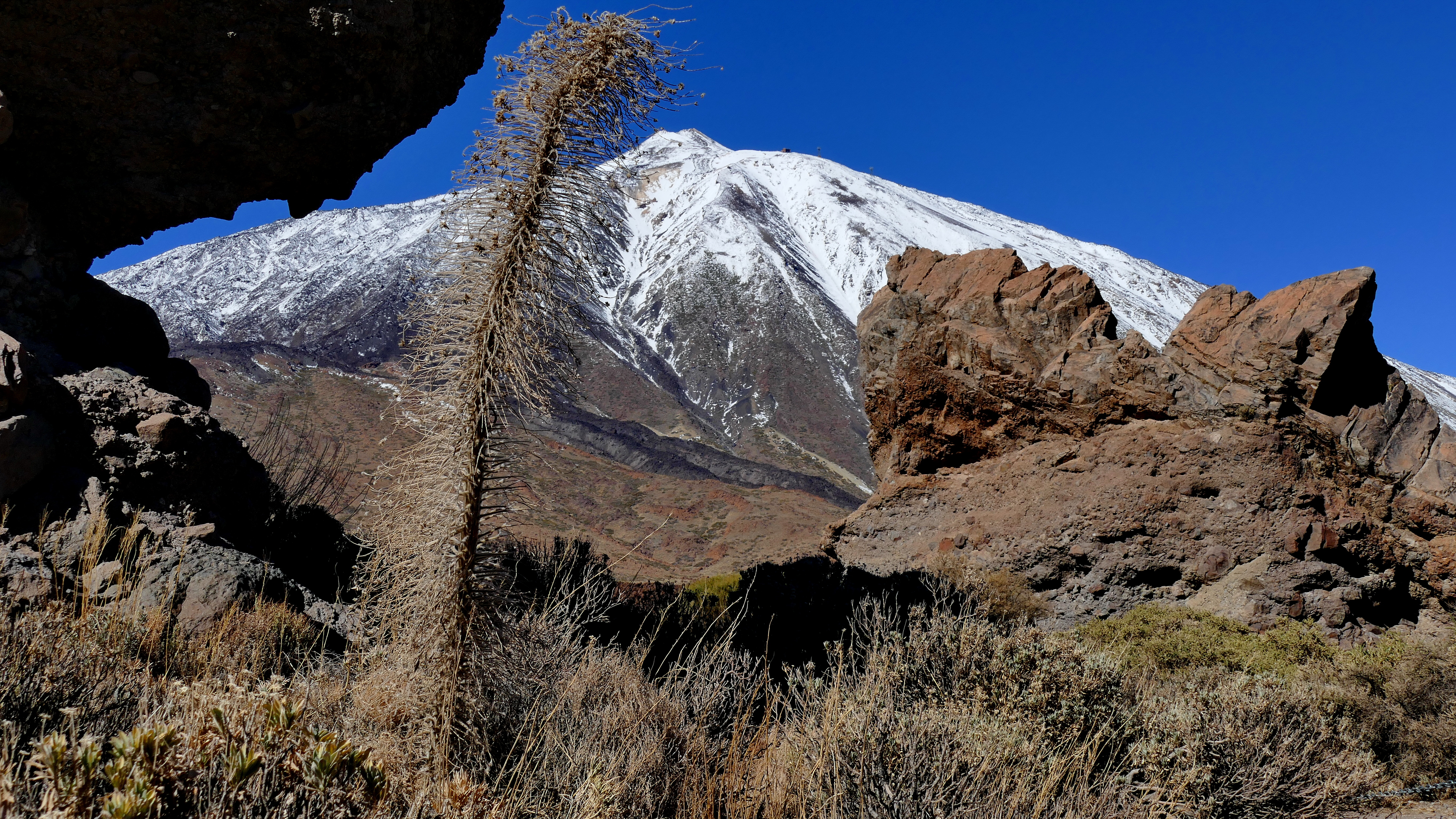 Los Roques de García y el Teide